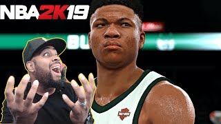 NBA 2K19  Giannis Antetokounmpo Trailer REACTION  iPodKingCarter [upl. by Ahsilram]