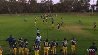 202324 Under 20s  Round 3  West Coast Wolverines v Curtin Saints [upl. by Aicatsal937]