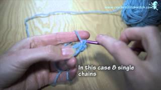 crochet basics  double adjustable loop [upl. by Ola]