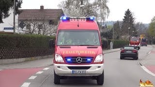 B5  Brennt Altenheim Großübung für Feuerwehren aus drei Landkreisen in FeldkirchenWesterham [upl. by Enywad]