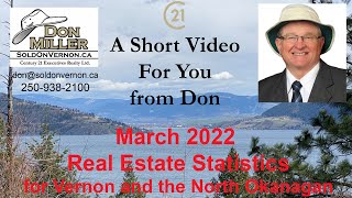 March 2022 Statistics North Okanagan [upl. by Husain]