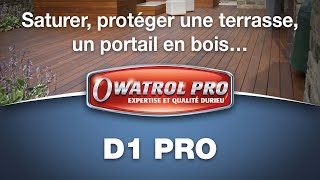 46 FR Owatrol Pro D1 PRO – Saturer protéger une terrasse un portail en bois… [upl. by Aniles]