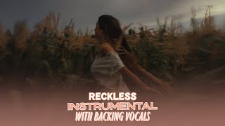 Madison Beer  Reckless Instrumental with Backing Vocals [upl. by Siul665]