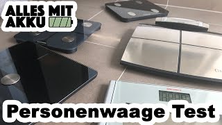 Personenwaage Test  Die besten Geräte Tanita Withings Beurer  ALLES MIT AKKU [upl. by Buckingham]