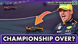 2024 Brazilian Grand Prix Race Review  P1 Podcast [upl. by Westbrooke]