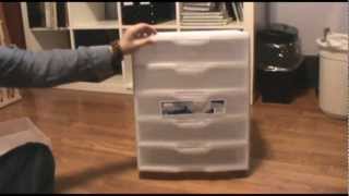 How to hack a Sterilite drawer unit [upl. by Linnette697]