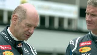 Adrian Newey Drives An RB6 And Leyton House March At Silverstone [upl. by Astred]