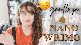 QUITTING NANOWRIMO FOR GOOD 😰❌ plus halloween decor hunting amp fall reads [upl. by Stuckey]