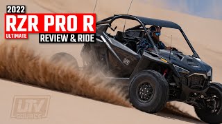 2022 Polaris RZR Pro R Ultimate Review amp Ride [upl. by Enirahtak]