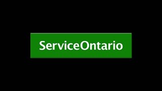 Service Ontario [upl. by Shererd]