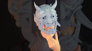 Hannya mask from our new fantasy bundle Tales of Ryuboken 👹 3dprinting 3dprinter onimask [upl. by Tuesday]