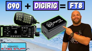 Digirig Xiegu G90 FT8 Fast amp Easy [upl. by Ardyth]