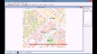 012 Adding an image with georeferencial information [upl. by Dorcea206]