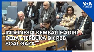 Indonesia Kembali Hadiri Debat Terbuka DK PBB soal Gaza [upl. by Goodill]