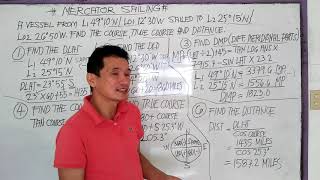 HOW TO SOLVE MERCATOR SAILING [upl. by Teddy]