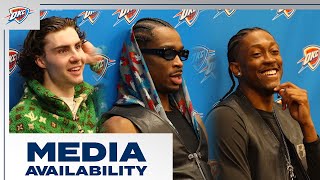 OKC Thunder Full Media Availability  Post Game at New York Knicks  March 31 2024 [upl. by Llebiram143]