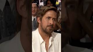 Ryan Gosling’s Reaction to I’m Just Ken Winning Best Song at the Critics Choice Awards 🤣 shorts [upl. by Yatnuahc]