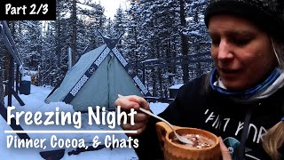 FREEZING Night in my Homemade Tent  Viking Tent  Spirit Forest  S5 Ep3 [upl. by Gorman]