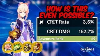 So I Reviewed the MOST CHAOTIC ACCOUNT in Genshin Impact [upl. by Chucho723]