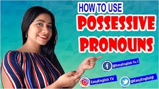 PRONOMBRES POSESIVOS INGLÉS PARA NIÑOS CON MRPEA  ENGLISH FOR KIDS [upl. by Cherish]