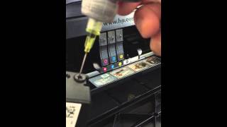 Quick and easy way to refill HP 932933 Inkjet Cartridges [upl. by Ylelhsa]