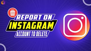 how to report on Instagram account to delete 2023 [upl. by Ahsienaj]