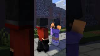 sad story aphmau and aaron break up shorts [upl. by Ecniv503]