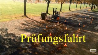 Staplerschulung inkl Staplerschein  Prüfungsfahrt Praktische Ausbildung [upl. by Tasiana745]