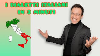 I DIALETTI ITALIANi in 3 minuti [upl. by Dnomayd]