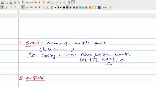 Introduction to Probability Theory Terminology  Dr Kamlesh Gupta  Engineering and Arts [upl. by Hogen504]