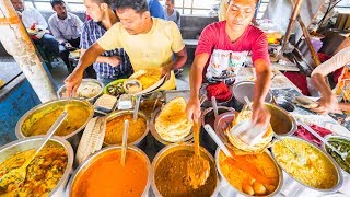 INDIAN STREET FOOD of YOUR DREAMS in Kolkata India  ENTER CURRY HEAVEN  BEST STREET FOOD in India [upl. by Nylaras]