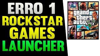 Erro 1 Rockstar Games Launcher Social Club [upl. by Irab]