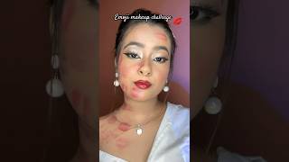 Pinterest inspired kiss 💋 Emoji makeup challenge ✨ trendingonshorts youtubeshorts [upl. by Doane]