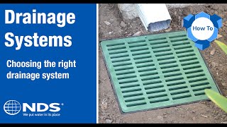 How to Choose the Right Landscape Drainage System for Stormwater Runoff  NDS Yard Drainage Systems [upl. by Stranger]