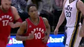 DeMar DeRozan Throws Down the VICIOUS Slam on Rudy Gobert [upl. by Belita]