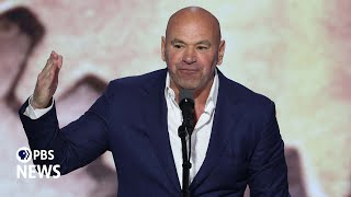 WATCH Dana White speaks at 2024 Republican National Convention  2024 RNC Night 4 [upl. by Karub177]