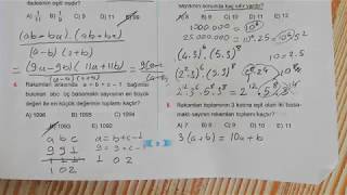 Sayılar Test 1 Esen TYT Matematik Mavi Seri Açıklamalı Çözümleri [upl. by Amaris]