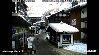 SaasFee webcam time lapse 20112012 [upl. by Hahn]