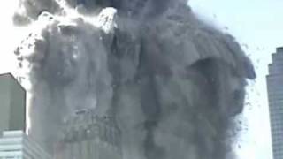 WTC 911 Blows Up TOP DOWN not a structural collapse [upl. by Yenffad]