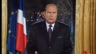 Voeux de Jacques Chirac  la sécurité [upl. by Lleze]