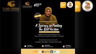 dr Aisyah Dahlan CMHt CM NLP  A Journey in Finding The Best Version   Garis Depan [upl. by Amme]