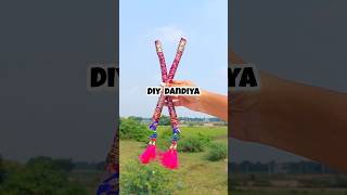 Easy Dandiya DIY for Navratri diy festival craft navratri [upl. by Morehouse]