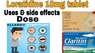 softin tablet 10mg uses Loratadine 10mgAnti allergy medicine side effects How to use [upl. by Eecats]