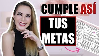 ¡CUMPLE YA TUS METAS CON ESTE MÉTODO ¡FUNCIONA [upl. by Hairakcaz811]