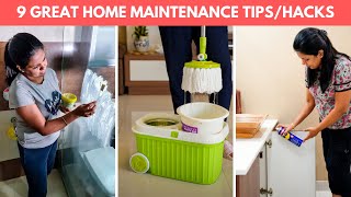 9 Great Home Maintenance amp Cleaning TipsHacks  Amazing Home Cleaning Hacks [upl. by Gonzales]