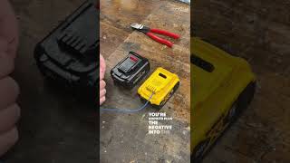 Fixing a dead battery that won’t charge shoptips shophacks batteries batteryhacks [upl. by Kilah]