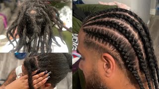 Combing out dreads without cutting [upl. by Ailime]