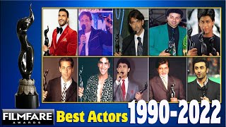 Best Actor Filmfare Awards all Time List  1990  2022  All Filmfare Award Show NOMINEES AND WINNER [upl. by Htebaile]