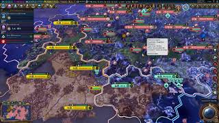 Lets play fr Civilization VI Gathering Storm 362  Cest fini la Mongolie [upl. by Ahsiuqat]