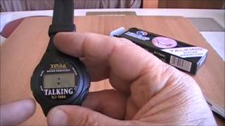 Relojeria  MANEJO Y FUNCIONES DEL RELOJ QUE HABLA TALKING [upl. by Anrym61]